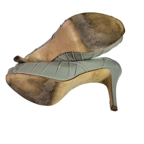 Nine West Peep-Toe NW Bouncle Heels (Size 8M) - Picture 6 of 8